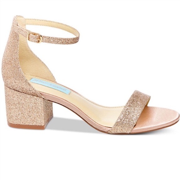 Betsey Johnson Shoes - Betsey Johnson | rose gold Miri evening sandals